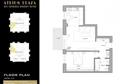 0% | Apartament 2 camere NOU, semidecomandat, 58 mp, 2 bai  | Atrium - Sișești - 11