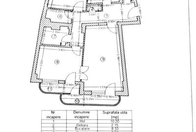 Basarabia - Diham - Apartament 3 camere , 2 bai - 7