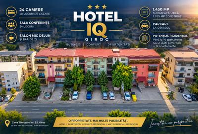 IQ Hotel Giroc | 1.450 mp utili | 24 camere | Potențial reconversie rezidențială - 1