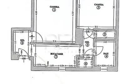 2 camere Piața Romană, et. 2, metrou, 48 mp, U3 - 5