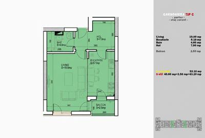 Studio 20th Residence, vedere Lacul Morii, etaj 10/11, renovat - 3