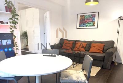 Apartament cu 3 camere semidecomandat, mobilat în Central