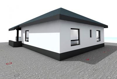 Casa individuala 1 nivel, 120mp cu teren 500mp  in Cristian - 3