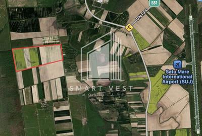 Teren agricol 96.500 mp | Zona Aeroportul Satu Mare