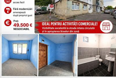 Apartament cu 2 camere, parter, ideal spatiu comercial, VASLUI - zona PROCOPIU; - 1