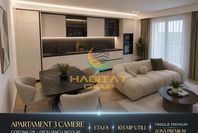 Apartament cu 3 camere decomandat, mobilat în Pipera