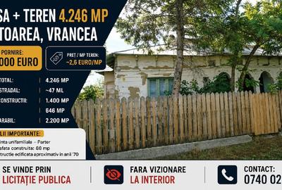 Casă individuală cu 2 camere în Tătăranu