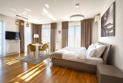 Apartament cu 3 camere semidecomandat, mobilat în Între Lacuri