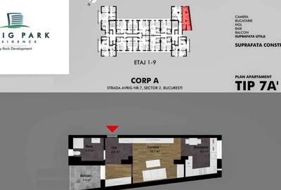 STUDIO AVRIG RESIDENCE, PARCARE SUBTERANA, MASINA DE SPALAT VASE - 3