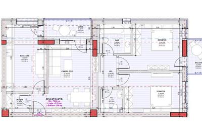 Apartament la cheie cu 3 camere 2 bai 2 balcoane etaj 1 in Selimbar - 3