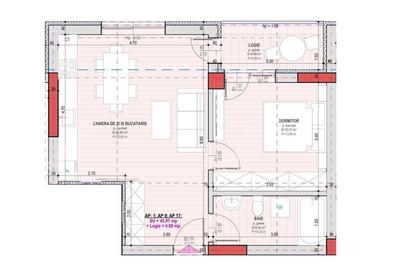 Apartament cu 2 camere finisat la cheie zona Brana din Selimbar - 4
