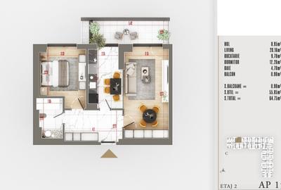 0% Comision | 2 camere Pallady | Proiect nou finalizat | Finisaje premium - 8