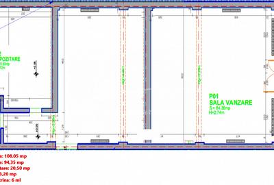 SPATIU COMERCIAL STRADAL 108 mp STR. MAICA DOMNULUI NR. 41 / B-DUL LACUL TEI! - 20