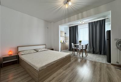 Garsonieră open-space_feminine, mobilată în Chiajna