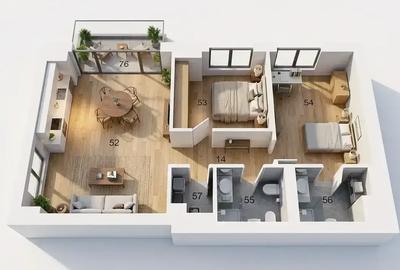 3 Camere Premium | Aviatiei | Promenada | Comision 0 | - 6