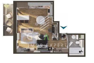 Apartament semifinisat, etaj 2 , bloc Nou Premium, complex Elite - 3