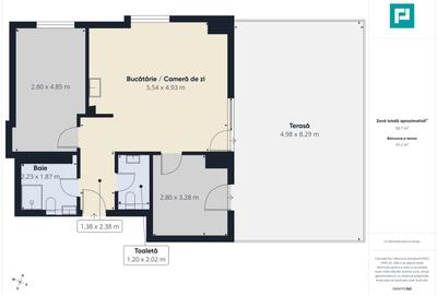 3 camere PREMIUM, terasă 22 mp, etaj 8 - 6