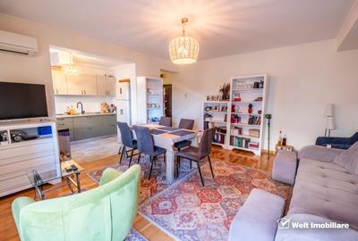 Apartament cu 2 camere semidecomandat, mobilat în Florești