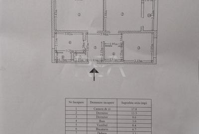 3 camere- decomandat- 69,2 mp- Bloc Anvelopat- Doua balcoane- Teius/Rahova - 12
