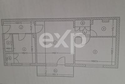 Apartament 2 camere spațios Prundu, 57,2 mp, etaj intermediar, renovabil - 6