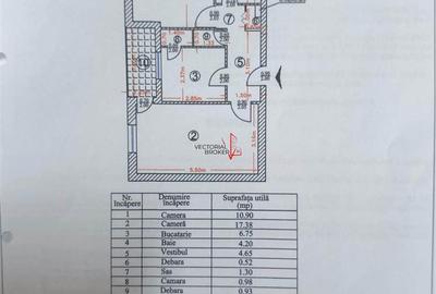 2 camere decomandat zona Chisinau Mega Mall, constr 1981 - 13