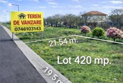 Vanzare Teren 420 mp. Ovidiu cartier nou - 1
