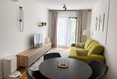 Apartament cu 2 camere decomandat, mobilat în Herăstrău