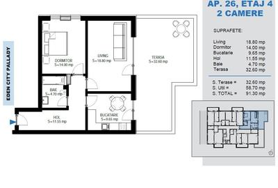 AP. 2CAM. DECOMANDAT+TERASA 32MP / BLOC IN CURS DE FINALIZARE!