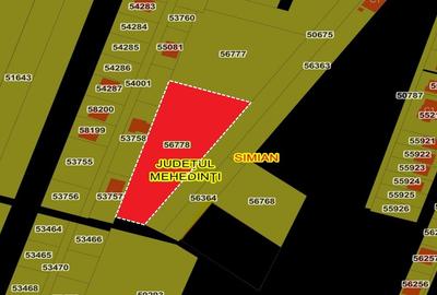 TEREN INTRAVILAN SIMIAN - 4.577 mp - PRETABIL CASE - 4