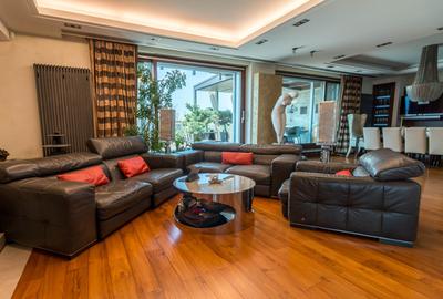 Penthouse parc Herastrau sos Nordului + 400 mp curte cu piscina - 5