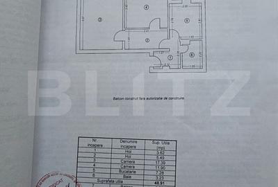 Apartament 2 camere decomandat, 52 mp – Nicolina - 9