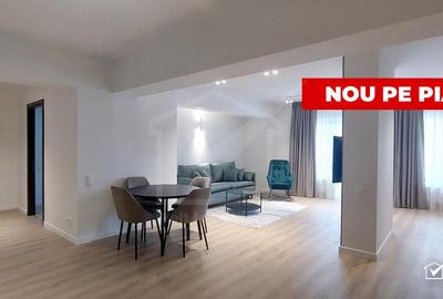 Apartament cu 2 camere semidecomandat, mobilat în Plopilor