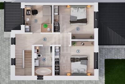 Duplex cu rate la dezvoltator– Comision 0% | Complex rezidențial nou, Șura Mică - 2