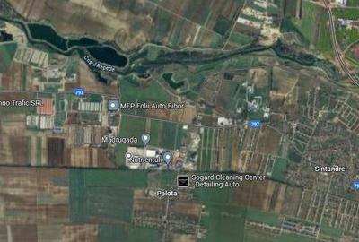 Teren industrial de vanzare, dublu front stradal la 7 km de Oradea, Bihor - 1