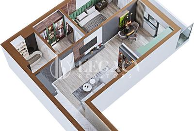 Apartament 2 camere, tip 1A, 1B, 8A, 8B - Copou Garden Residence - 3