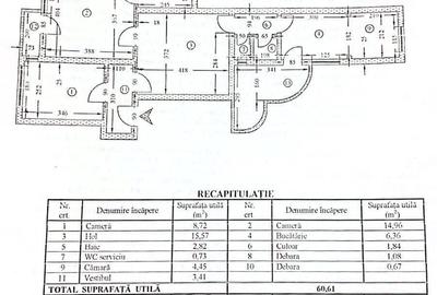 3 Camere Unirii 2/5 Corneliu Coposu Parcul Mântuleasa 68 mp an 1935 - 2