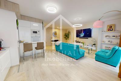 Apartament cu 3 camere, 71mp utili+balcon 12mp, loc de parcare - 4