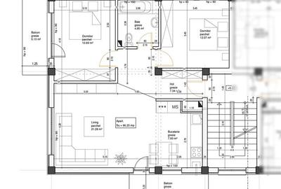 Confort si liniste pentru familie, Apartament 3 camere, 2 balcoane, parcare, Flo - 21