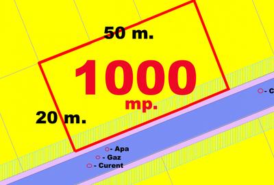1000 mp Teren intravilan Alba Micesti Orizont deschidere 50 m. toate utilitatile - 5
