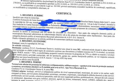 Teren intravilan 304 mp, Bulevardul Uverturii - 5