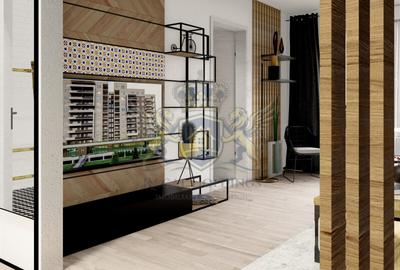 Garsoniera Modern,  46 Mp,Finalizat, Tractorul-Mall-Coresi - 1
