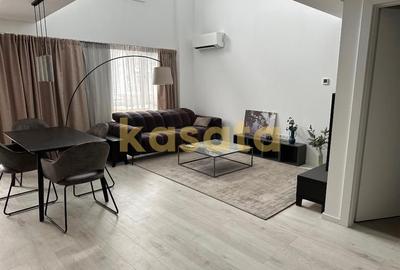 Apartament cu 2 camere semidecomandat, mobilat în Pipera