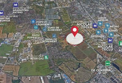 Teren intravilan 1100 mp | Deschidere 31,53 ml | Zona mixta P+4 - 4