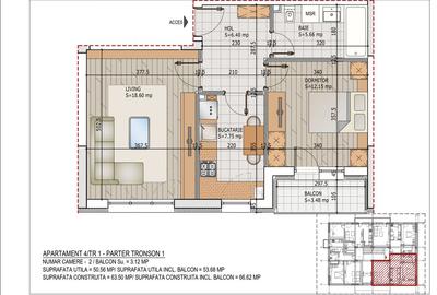Apartament 2 camere Theodor Pallady, Metrou Teclu,Finalizare rapida - 1
