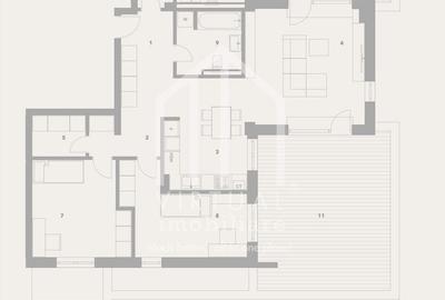 Penthouse de vanzare  - 4 camere - 106,9 mp + 2terase de 31.78mp - 4