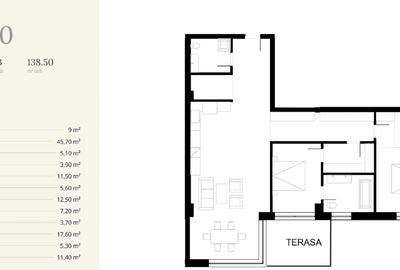 Apartament de Lux in Zona Centrala - finisaje premium, etajul 2 - 1