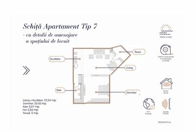 Apartament - Etaj 5 - Complex Rezidențial WHITE SEA - Navodari - 11