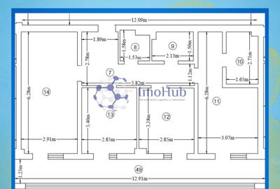 Intabulat!! Ap 3 camere+parcare+boxa, 86.7 mp, Pacurari - Alpha Bank - 3