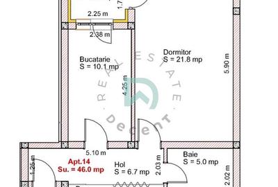 Studio de vanzare in bloc nou, etaj 2 - SELIMBAR - 1
