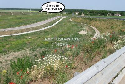 Teren 9Ha -> 16Ha Ha Intravilan , Exit A3 Snagov Ghermanesti Bucuresti-Ploiesti - 11